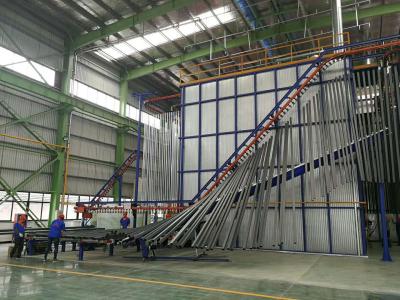 China SUS304 Full Automatic Manual Powder Coating Line Metal Coating Spray for sale