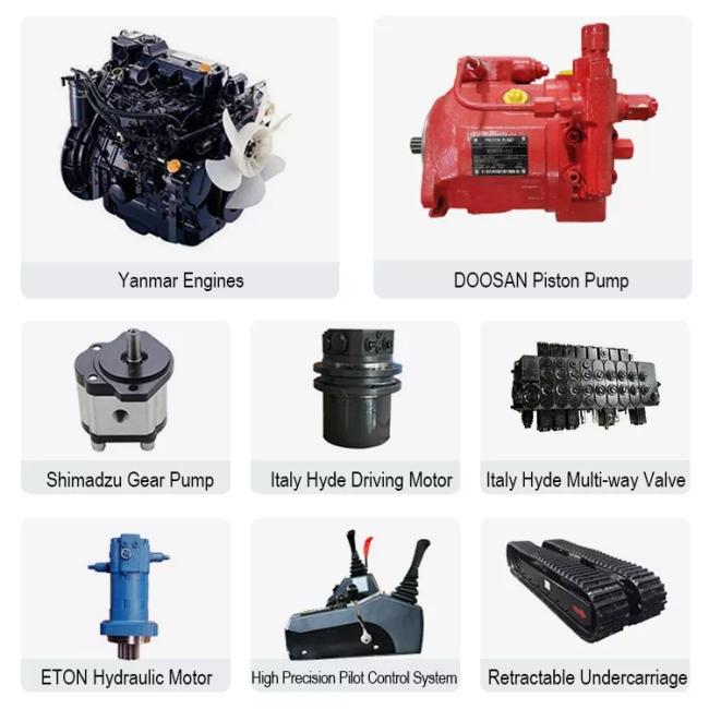 Mining Excavator Attachments Hydraulic Rock Breaker Stone Concrete Demolition 7