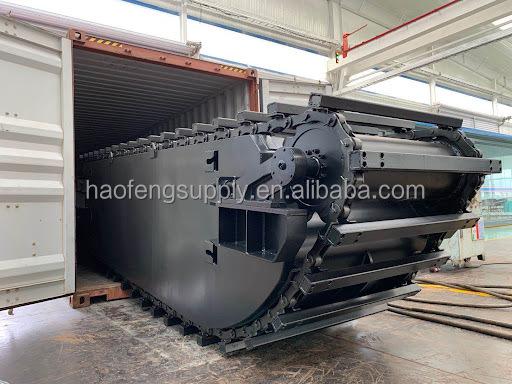 Flat rack container packaging