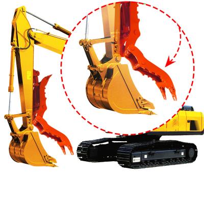 China Mini Hydraulic Excavator Thumb Attachment Q345B Construction Machinery Parts for sale