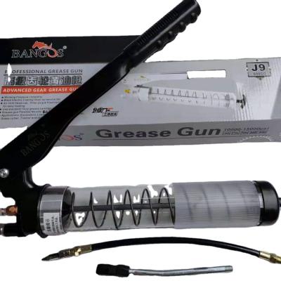 China Lubricating Equipment Excavator Grease Gun Hand Operated QS-007 Grease Oil Gun for sale