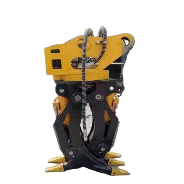Quality Customizable Excavator Attachments Multifunctional Spare Parts Rotating Log Grapple for sale