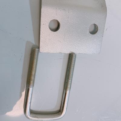 China Linha rígida direita de aço de prata braçadeira durável da braçadeira B da canalização do ângulo direito da série à venda