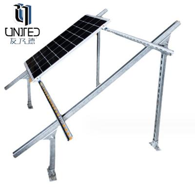 China Flat Ground Photovoltaic Mounting Systems Wind Load Capacity 60m/s  25 Years Warranty for sale