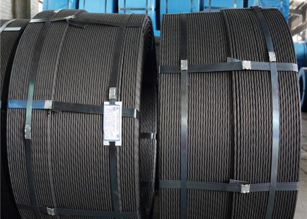 Quality High Carbon 7 Wire 9 53mm Low Relaxation Post Tensioned Cable Pc Steel Strand for sale