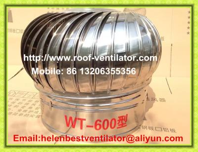 China 600mm roof turbo ventilator for warehouse stainless steel for sale