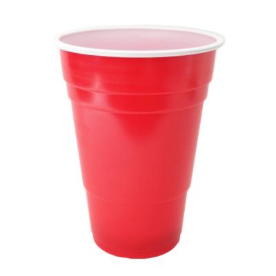 China 425 Ml 14 Oz PP Disposable Plastic Cups Colorful Disposable Cold Drink Cups for sale