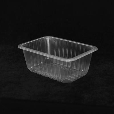 China 200 X 140 X 70 MM PP Disposable Plastic Tray Clear Plastic Tray With Lid for sale