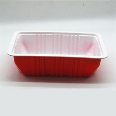 China 210 X 158 X 55 MM Disposable Plastic Food Trays Meat Food Package Containers for sale