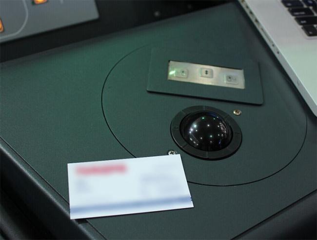 38mm Industrial trackball mouse with removable top plate for ultrasound medical