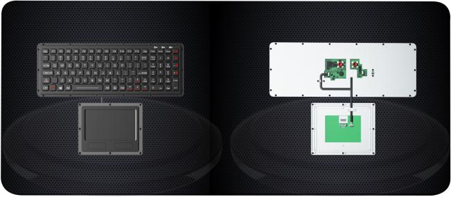 stainless steel keyboard