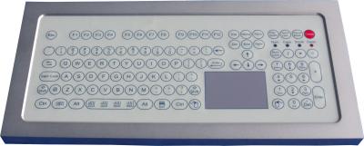 中国 USB の産業膜のデスクトップのキーボード、タッチパッドが付いている密集したキーボード 販売のため