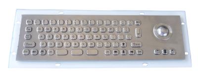 China Water resistant PS2 , USB  Industrial Keyboard With Trackball numberic keypad and Fn keys for sale