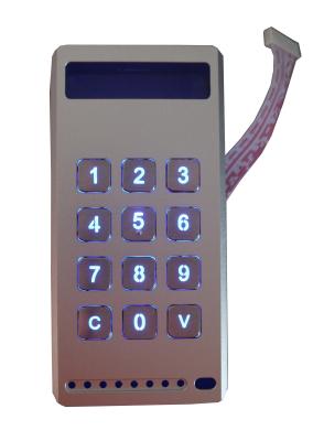 China 4 x 3 Customizable Backlit Metal Keypad With Aluminium Die Casting Case for sale