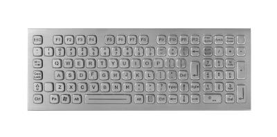 China Acero inoxidable del teclado industrial de escritorio del metal de la prueba del tiempo para la mina de carbón en venta