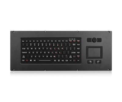 China 91 FCC industrial de USB do teclado do silicone das chaves 30mA com o teclado do luminoso do Touchpad à venda