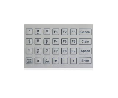 China Cor branca do teclado numérico de Mini Short Stroke Membrane Industrial à venda