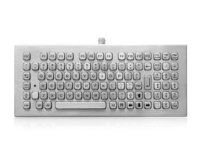 China 102 Keys Compact Waterproof Stainless Steel Keyboard for Industrial Use for sale