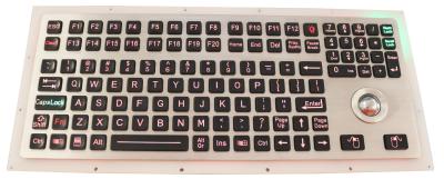 China Backlit Industrial Ruggedized Keyboard IP67 116 Keys With Numeric Keypad for sale