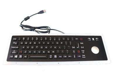 China Chaves mecânicas dinâmicas pretas do teclado 76 do Usb IP67 com o rato do Trackball de 38mm à venda