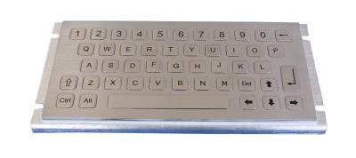 China Mini size ruggedized keyboard with 47key for rear panel mount metallic keyboard for sale