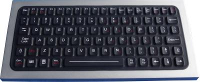 China IP68 silicone rubber ruggedized keyboard with sealed aluminum metal housing for lab ,  clinic for sale