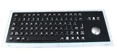 China PS2 , USB Black Metal Keyboard / industrial metal keyboard RS232 for EPP for sale