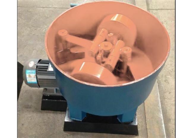 QR-SHN Laboratory Sand Mixer side view showing motor and control components