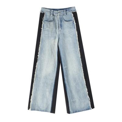 China Cotton Micro-Elastic Midweight Jeans Pants for sale