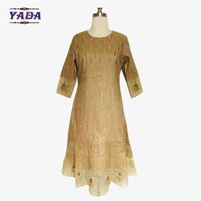 China Woman long western dance costume peacock style wholesale bulk women's slim fit retro dress with low price for sale