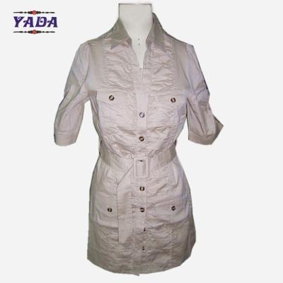 中国 女性デザイナー スパンデックスのコートの女性のTシャツは低価格の印刷されたパターン女性一つの服に服を着せます 販売のため