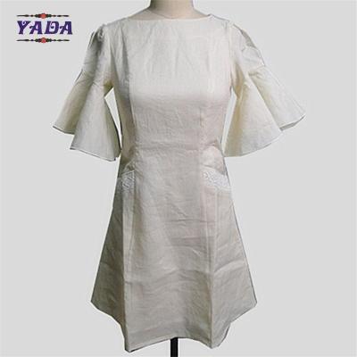China Fashion new arrival casual dress dirndl dresses ladies clothes plus size women clothing with horn sleeve for sale