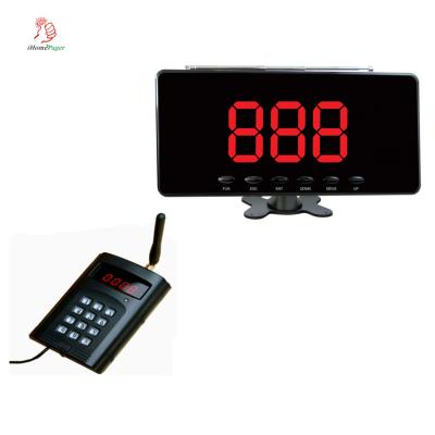 China Simple Electronic Self-take Queue Management Keyboard With Token Display System for sale