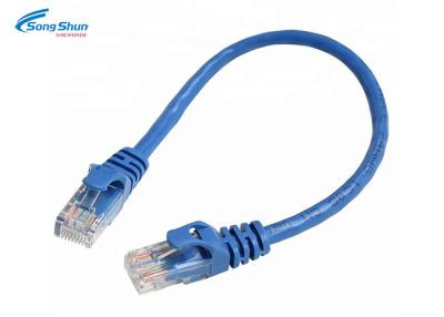 China 200MM Short Network Patch Cord Cat5 RJ45 High Performance HDPE Insulation for sale