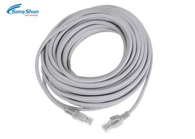 China 15U Gold Plated Plug RJ45 Patch Leads , UTP Router Computer Cat6 Patch Cord for sale