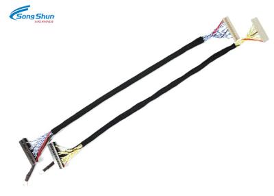 China FEP Jacket LVDS Cable Assembly IPC/WHMA-A-620 with 2.0mm 20Pin Connector for sale