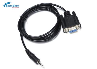 China D-SUB 9Pin Male Plug Audio Cable Cord 3.5mm Male Assembly 40 Inch 1000mm for sale