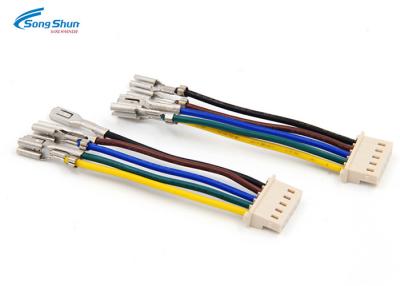 China Chassis Electrical Wiring Harness 2.5mm Customized Connector 187 4.8x0.5 Terminals for sale
