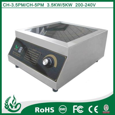 China 220v Commercial Induction Burner Resturant Kitchen Equipment 410*480*210mm for sale