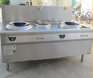 China Ningún material industrial del acero inoxidable de la cocina de inducción de la llama con 2 hornillas en venta