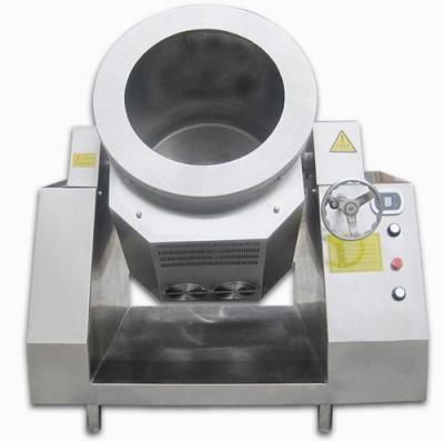 China Commercial Automatic Cooking Machine Tilting Electromagnetic Rotating Wok Machine for sale
