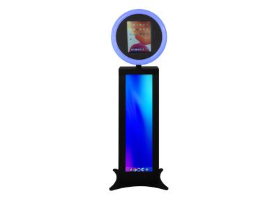 China Head Tilt Ipad Photo Booth Stand With Light Photobooth Ipad With Lcd Display for sale