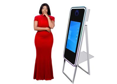 China Popular Selfie Magic Mirror Photo Booth Touch Screen Mirror Photo Booth Hire For Many Occasions for sale