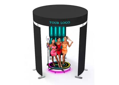 China Economic Led Backdrop Screen Party Movable 360 Photo Booth Enclosure for sale