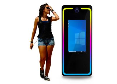 China Camera Magic Mirror Photo Booth Led Frame Screen Case Transport Magic Selfie Mirror for sale