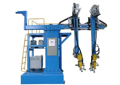 China Cantilever Type Back CO2 Welding Machine , Automatic Steel Box Assembly Machine for sale