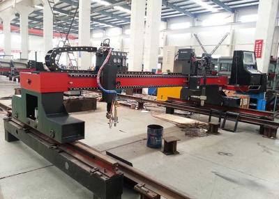 China Metal Steel Plates Gantry CNC Plasma Flame Cutting Machine with Panasonic Motor for sale