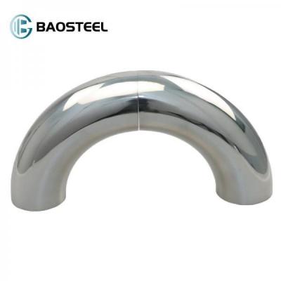 China Sch10 Sch40 90 Degree Male Elbow Stainless Steel Butt Weld Long Radius Pipe Elbow for sale