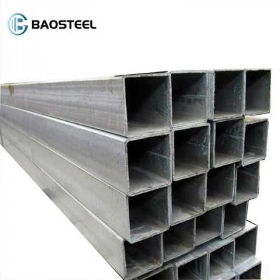 China Chemical Fertilizer Galvanised Square Hollow Section Gi Rectangular Steel Tube for sale