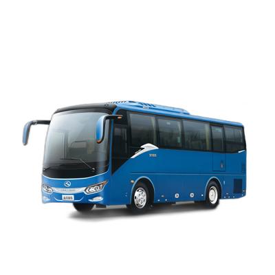 Китай Тренер автобуса регулярного пассажира пригородных поездов 33 мест дизельный отсутствие зеркала заднего вида слепой области электрического продается